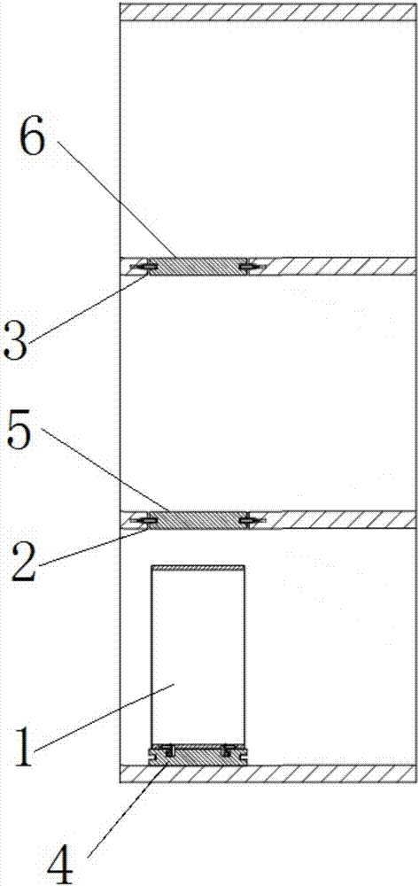 System and method for filling floor holes of elevator landing