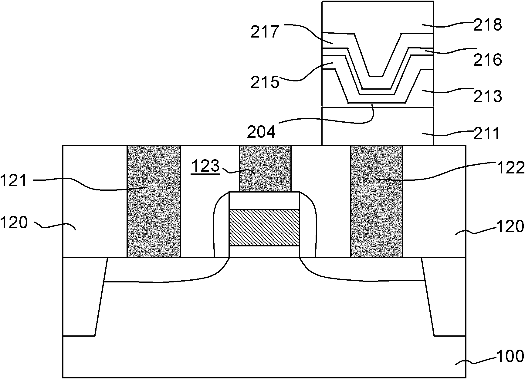 Nanoscale non-volatile resistive random access memory unit and preparation method thereof