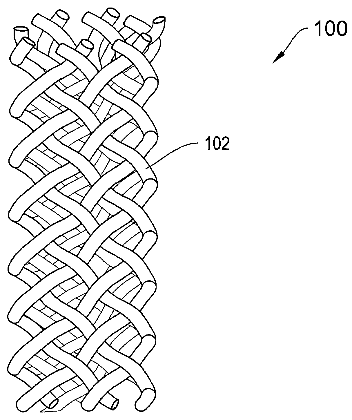 Flattened tubular mesh sling and related methods