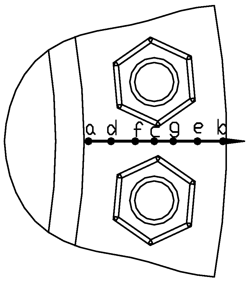 A method and device for detecting the fastening force of a low-pressure turbine shaft disk of an aeroengine based on the principle of speckle interference