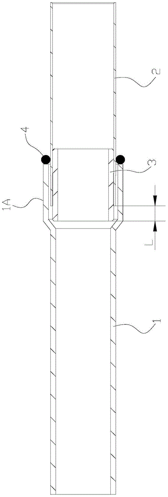 Pipe connecting structure and method and air conditioning unit pipe assembly
