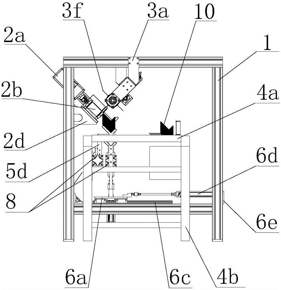 Automatic collecting device for paper angle bead strips