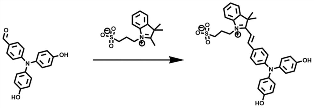 Volatile basic nitrogen response type compound, portable test paper, preparation method and application