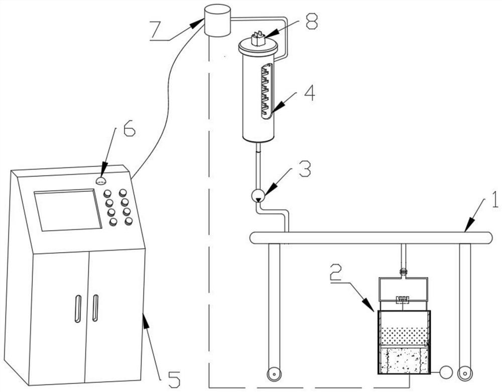 Anti-infection type injection device with alarm function for injector