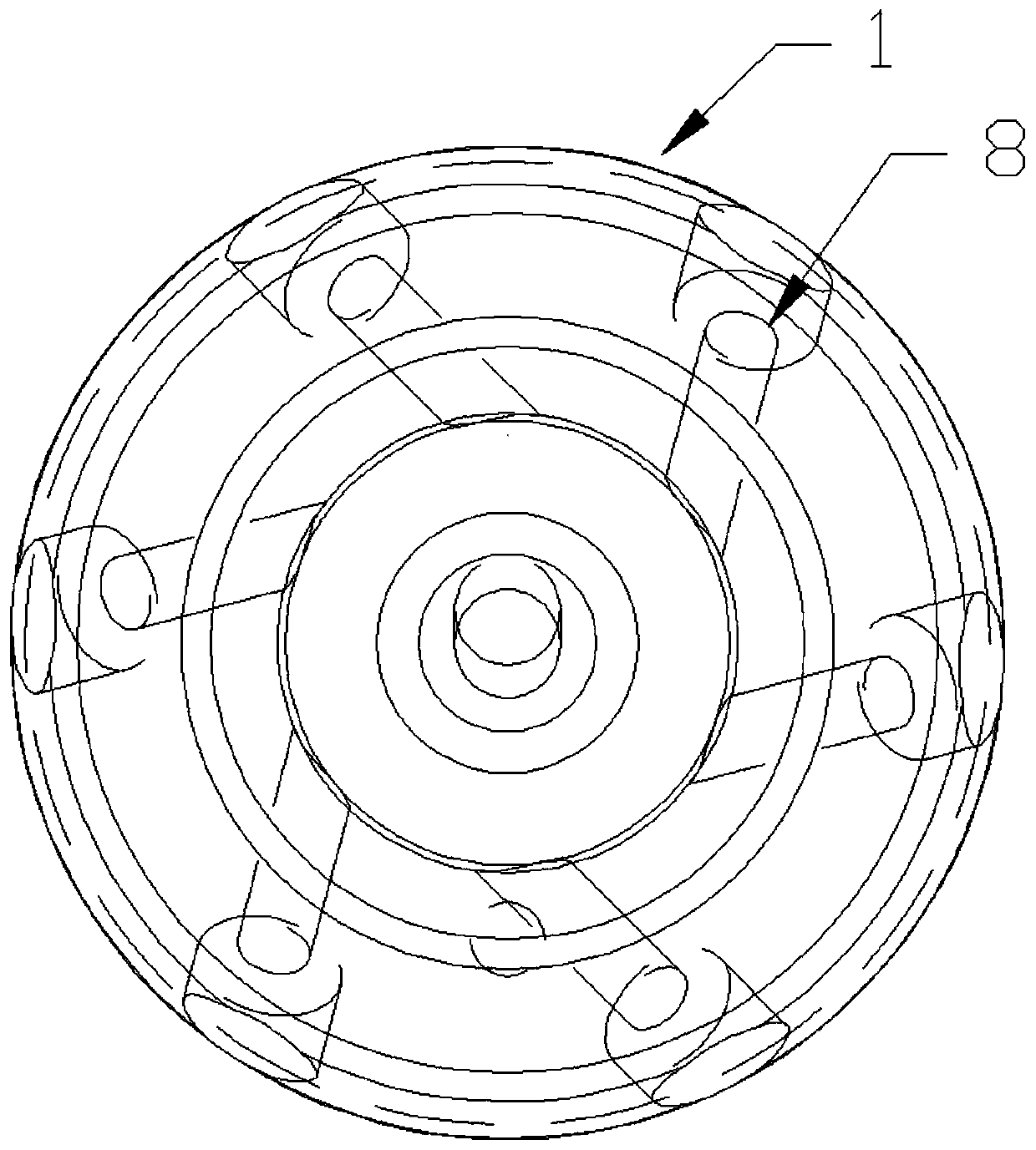 Valve seat and high-pressure inclined inlet nozzle