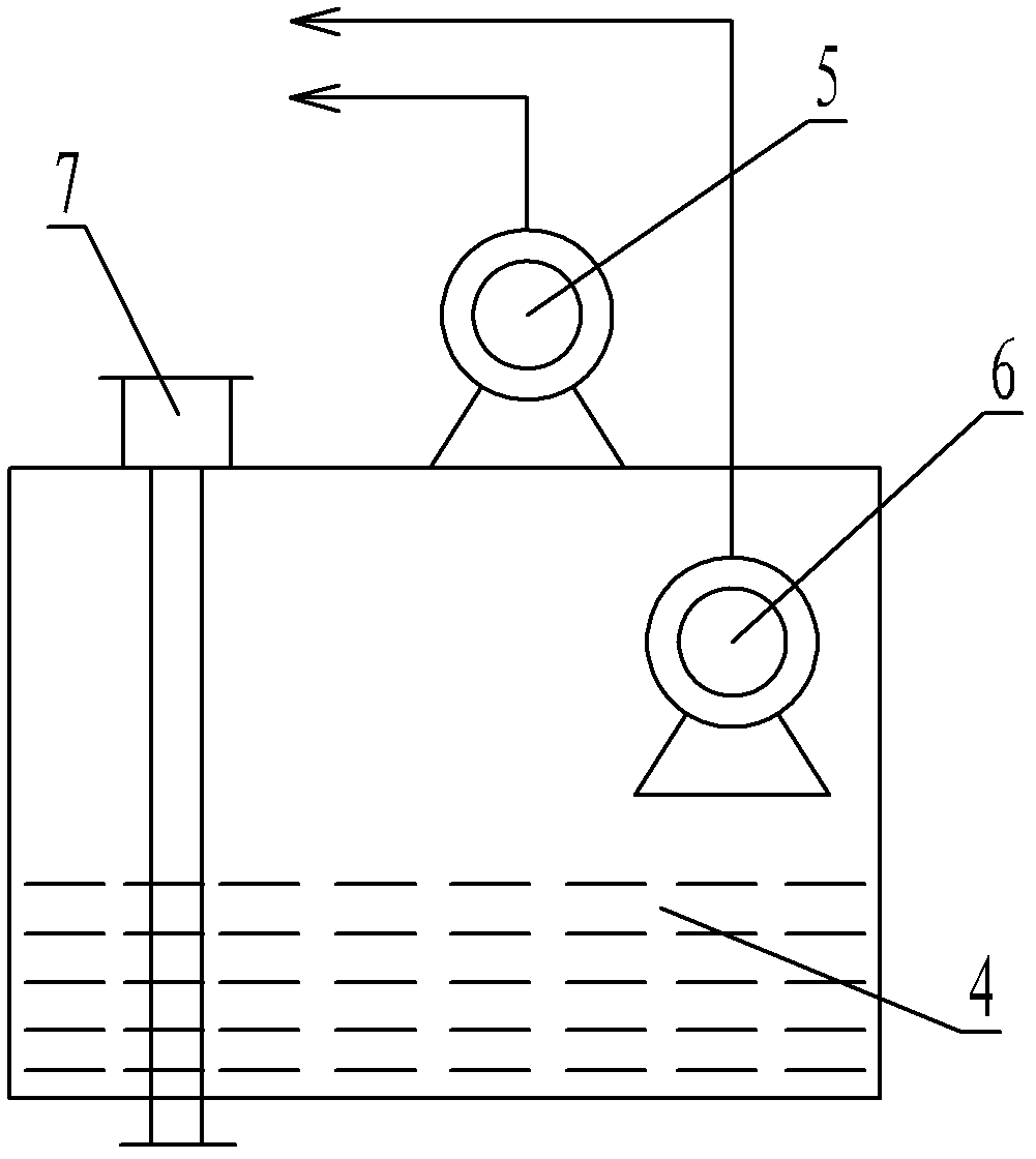 Device for cleaning cooling pipeline of bearing box and using method thereof