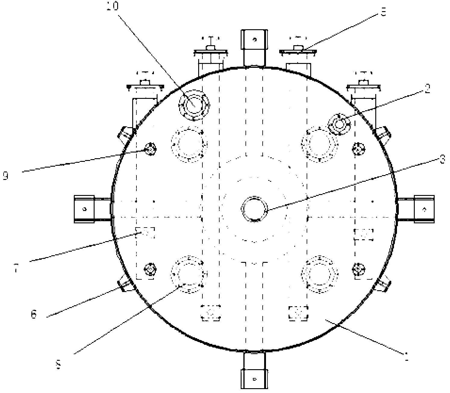 Filtering and washing device