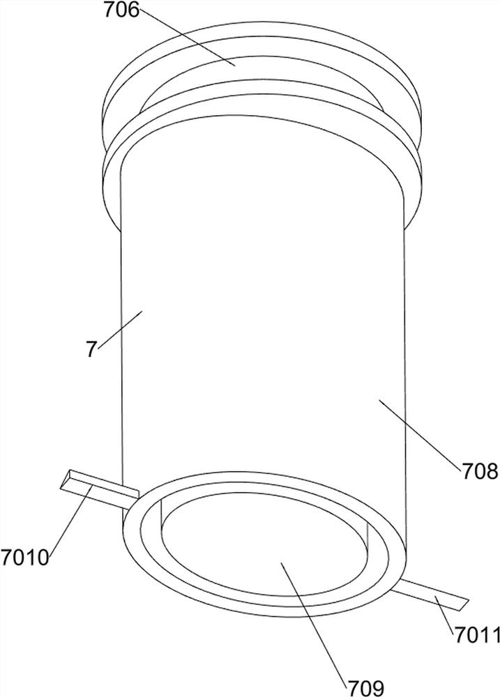 Device for eccentric separation and residue-free cement removal of elbow cement nozzle