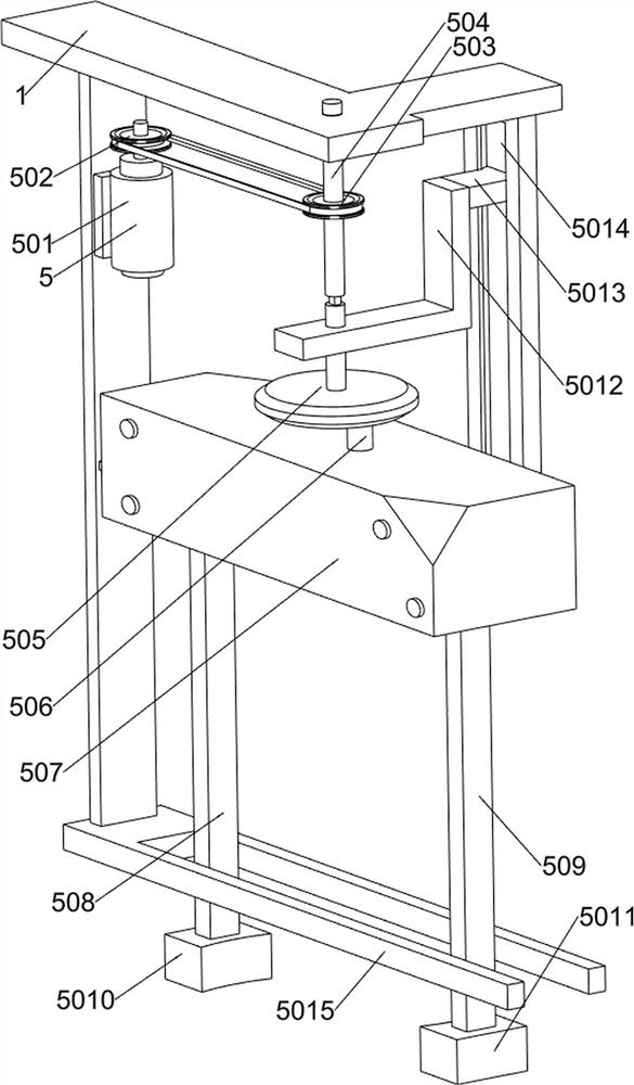 Device for eccentric separation and residue-free cement removal of elbow cement nozzle