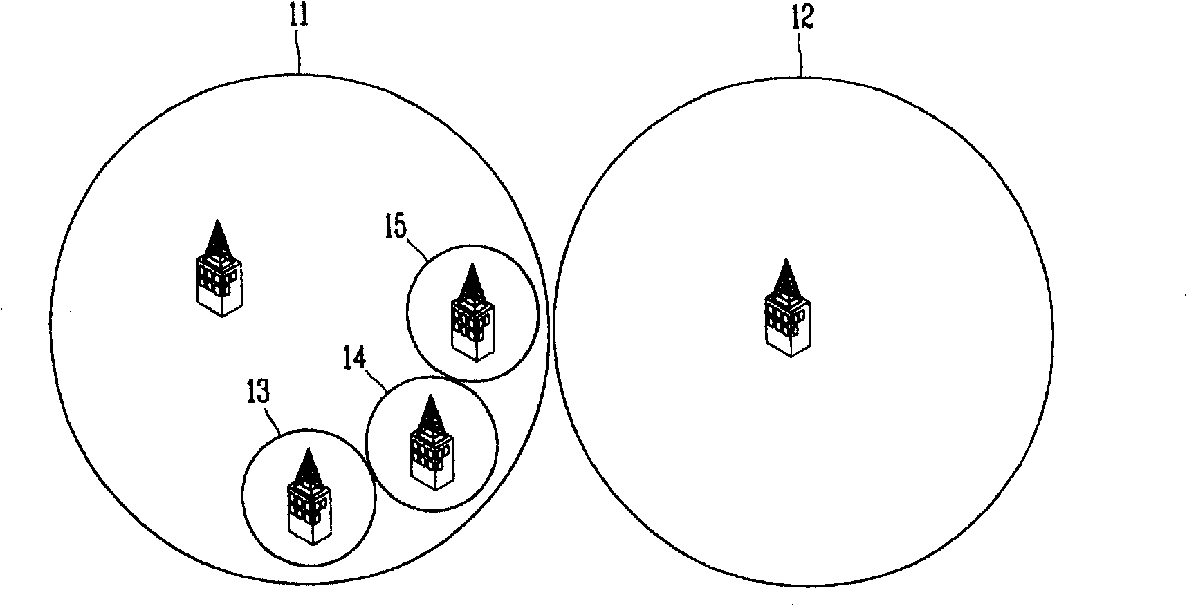 Section select condition alteration method for mobile communication terminal