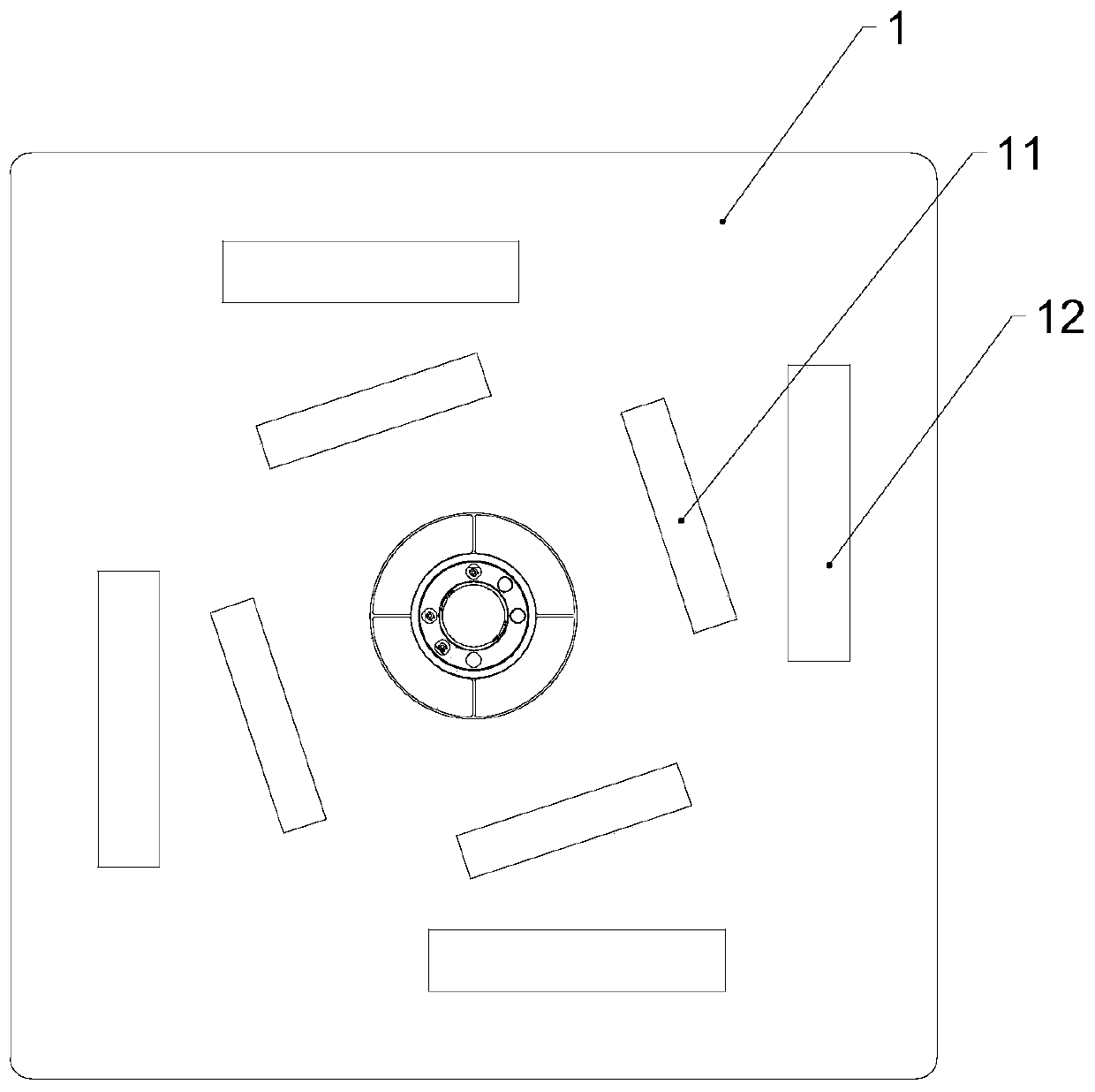 Mahjong machine, and tile stacking and pushing device and tile stacking and pushing method thereof