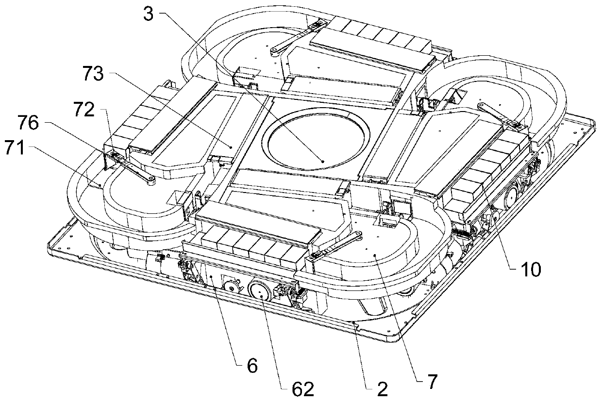 Mahjong machine, and tile stacking and pushing device and tile stacking and pushing method thereof