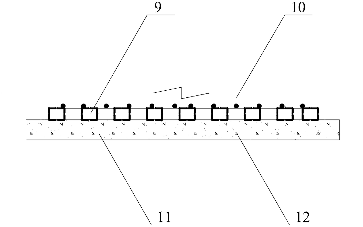 Saline soil enamelized overall anti-corrosion foundation and preparation method