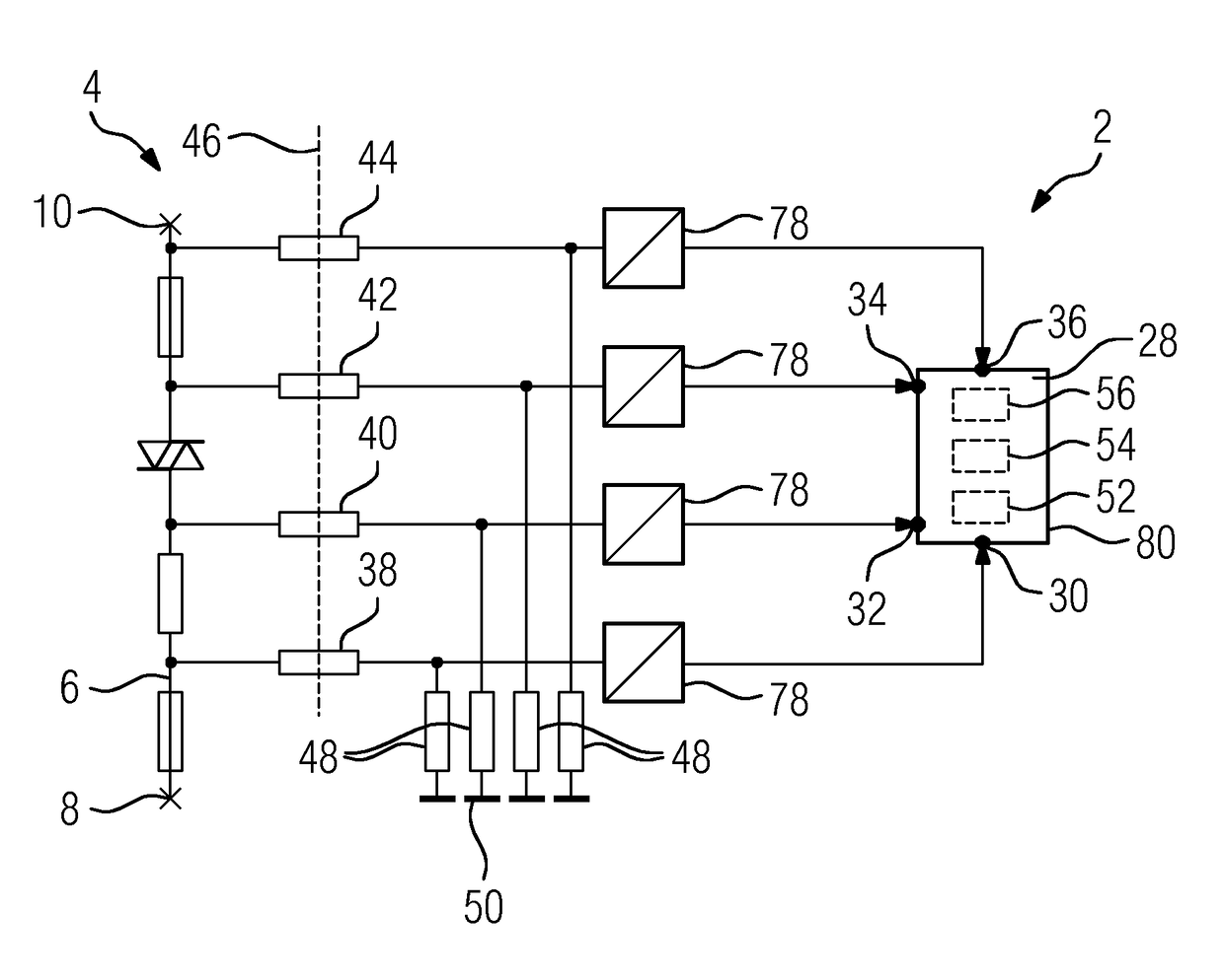 Electric heater for heating synthetic materials and method for operating the electric heater