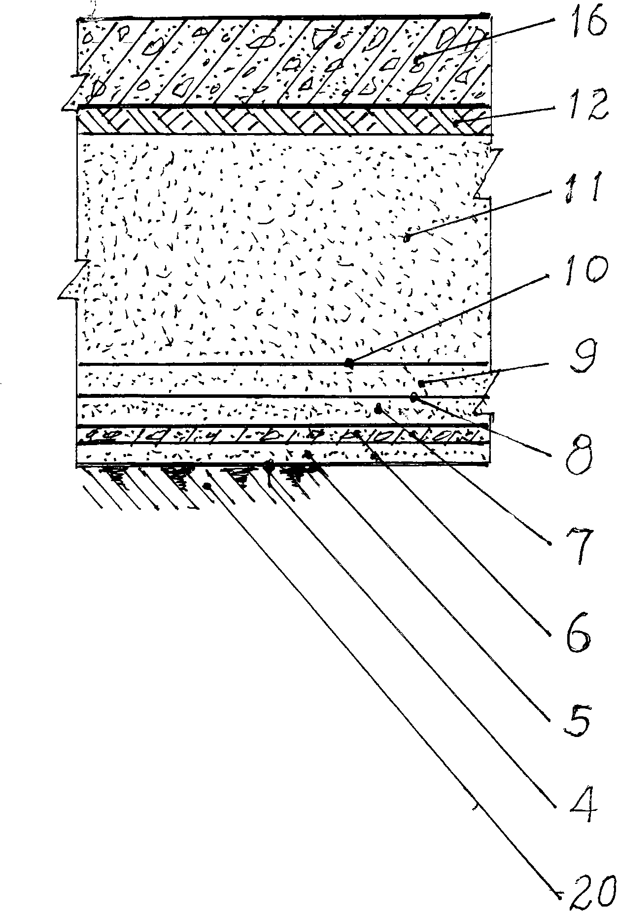 Method and structure for constructing large-scale liquid storage tank energy-dissipating shock absorption and shock insulation foundation