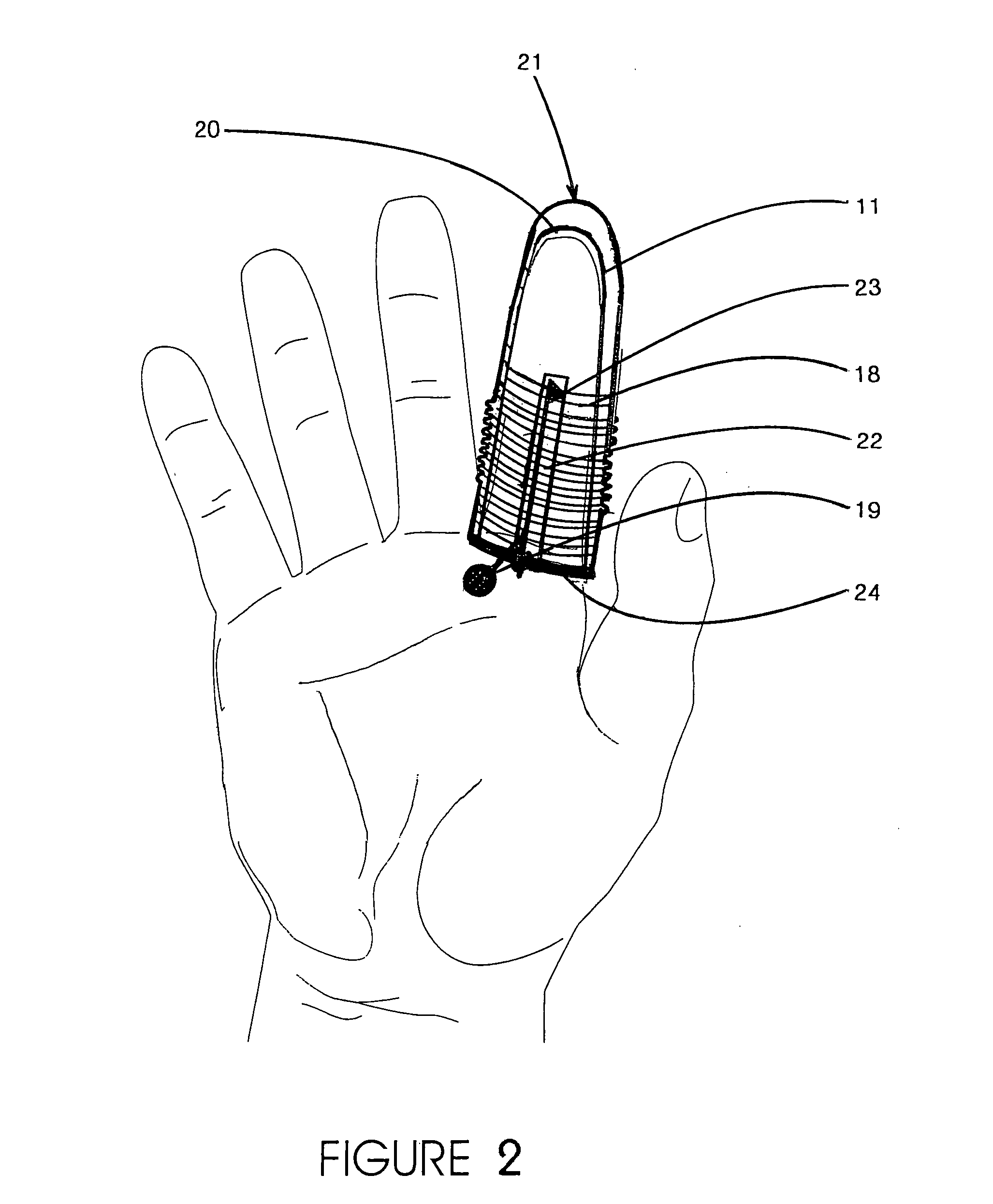 Inflatable or spring loaded thumb and/or finger(s)