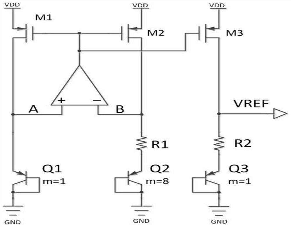 Band-gap reference circuit and low-offset high-power-supply-rejection-ratio band-gap reference source