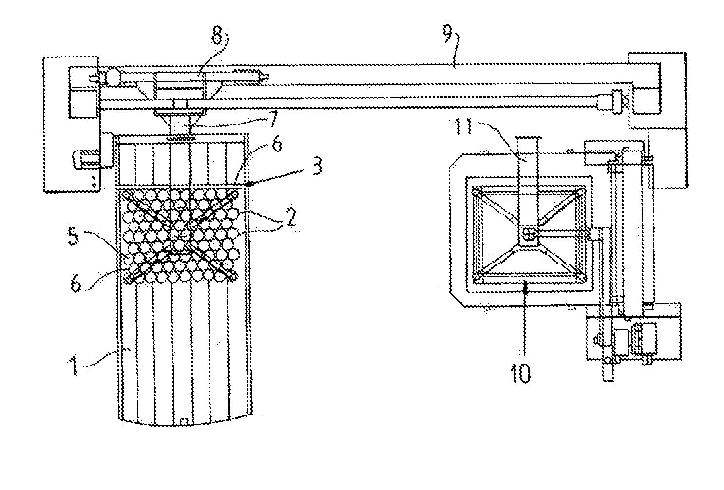 Apparatus for lifting a group of containers or the like