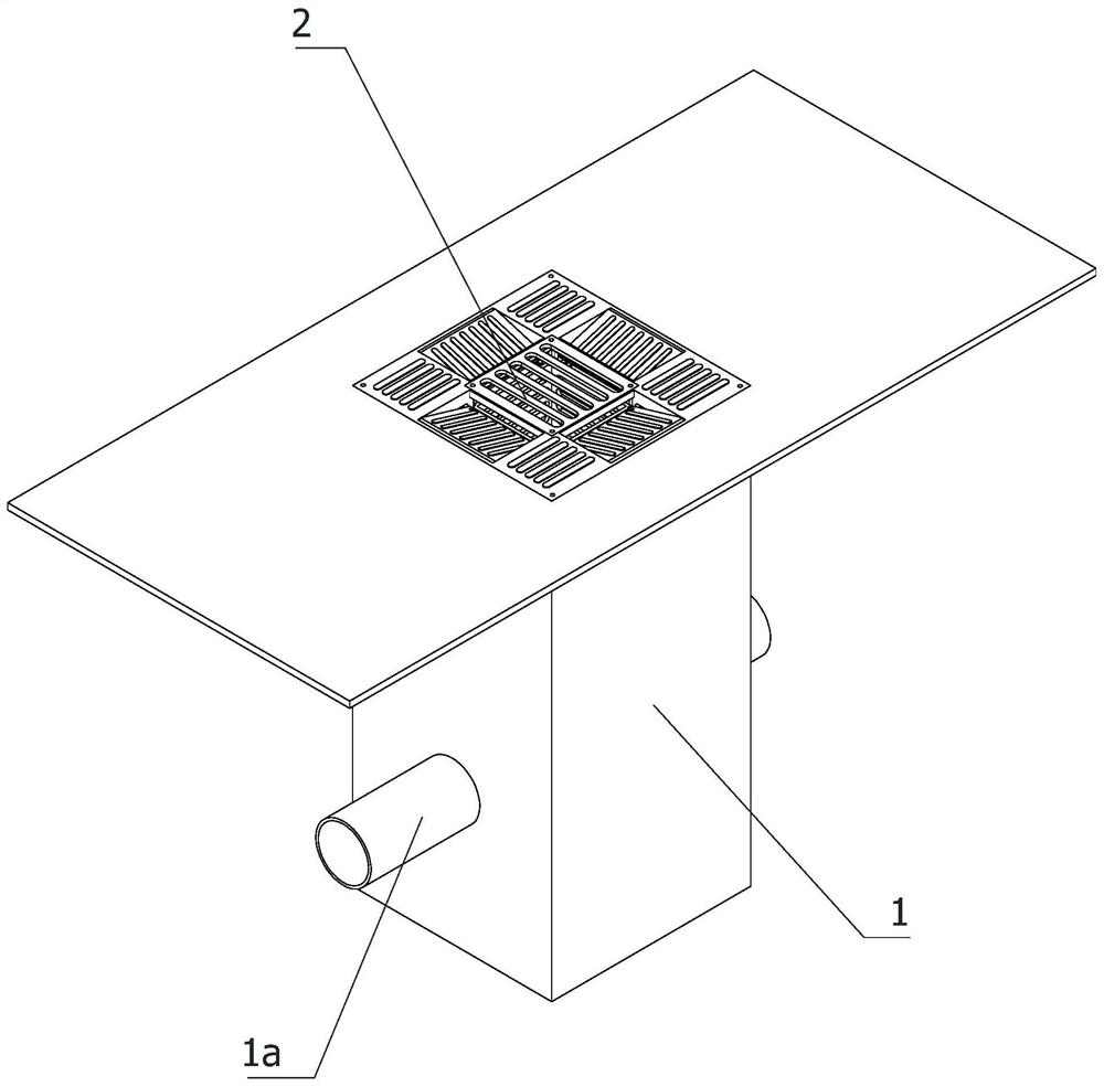 Municipal road drainage structure