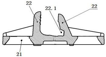 Bottom plate built-in rail damper and its design method