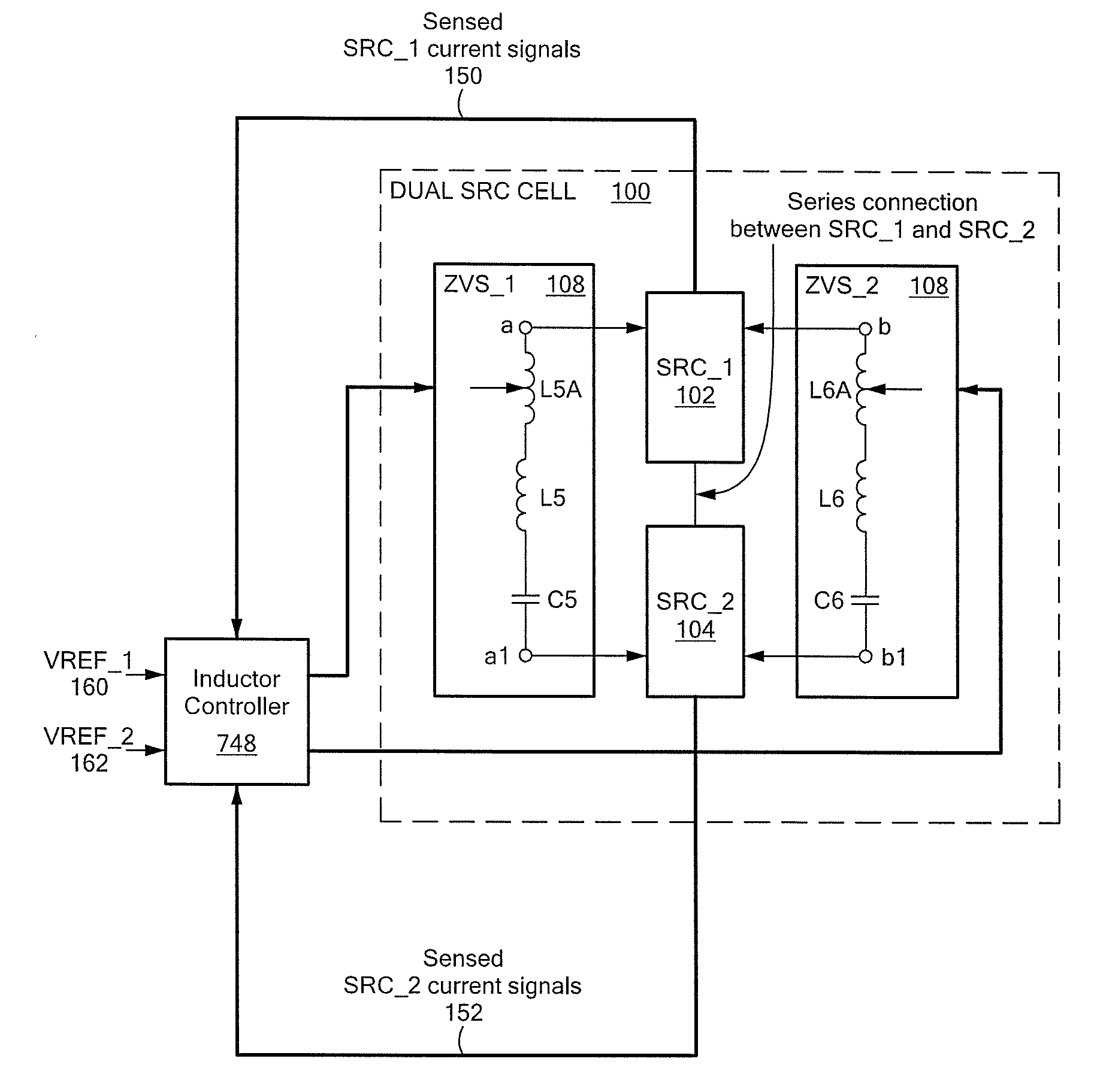Methods and apparatus for a cascade converter using series resonant cells with zero voltage switching