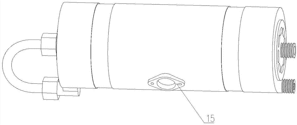 Heating unit for electromagnetic heating type instant water heater