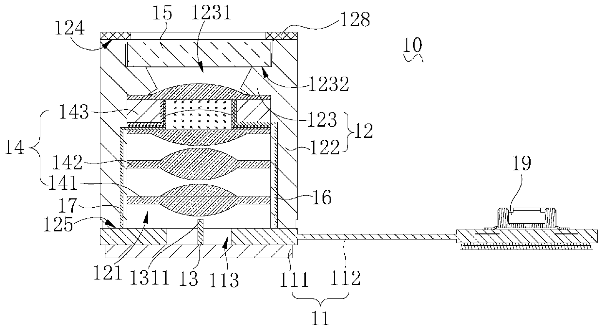 Structured light projector, image acquisition structure and electronics