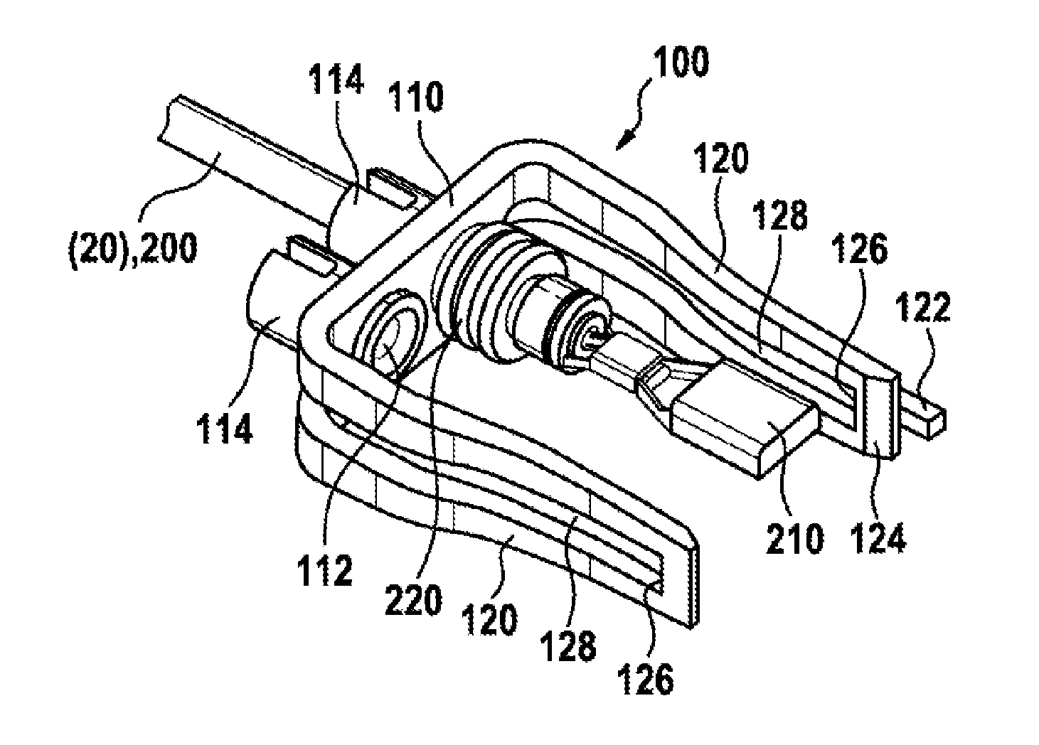 Electrical clip connector, electrical clip connection and also ready-to-use electrical cable
