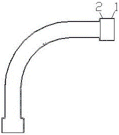 Quick butt-joint bend unit for conduit