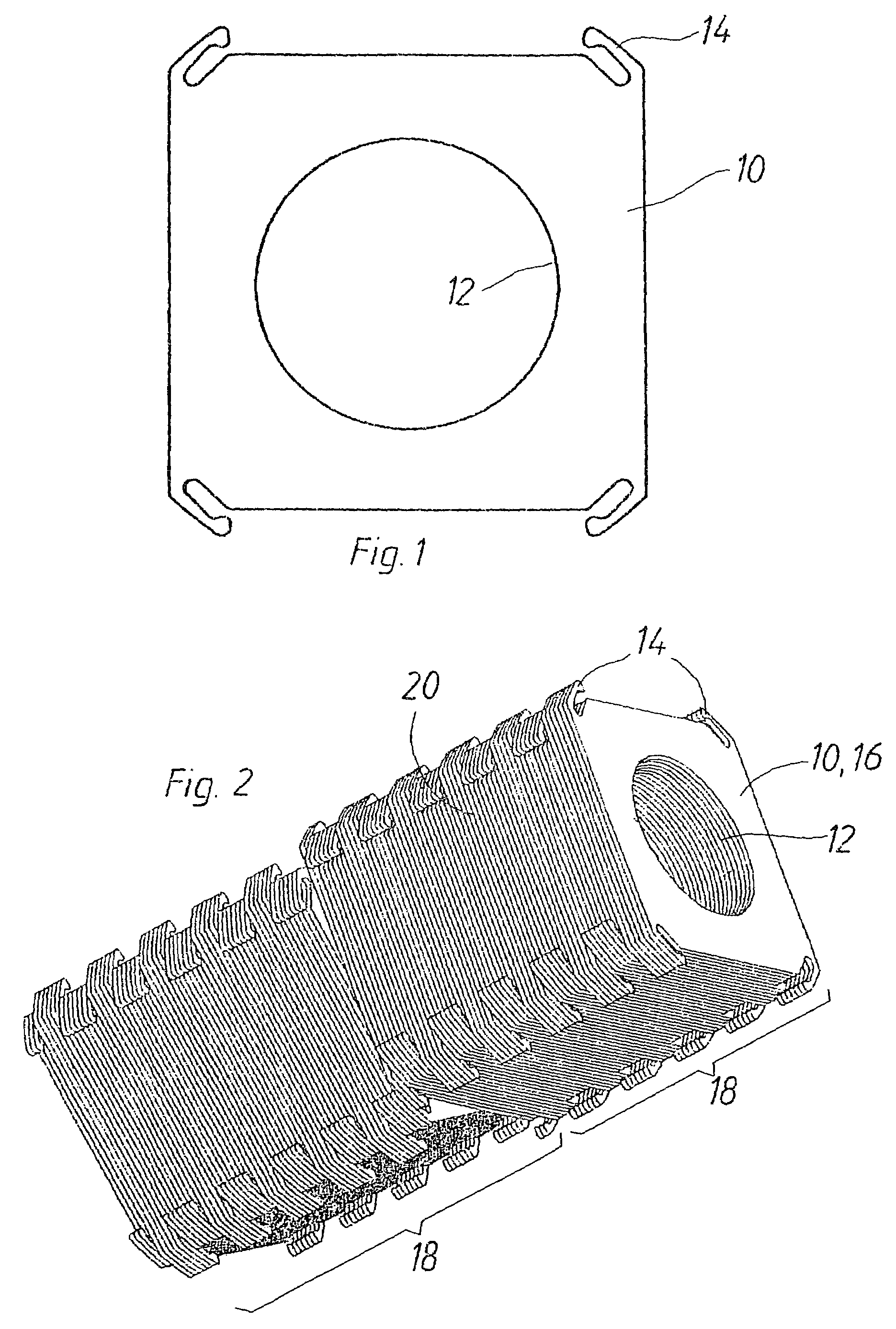 Magnetic return path and permanent-magnet fixing of a rotor