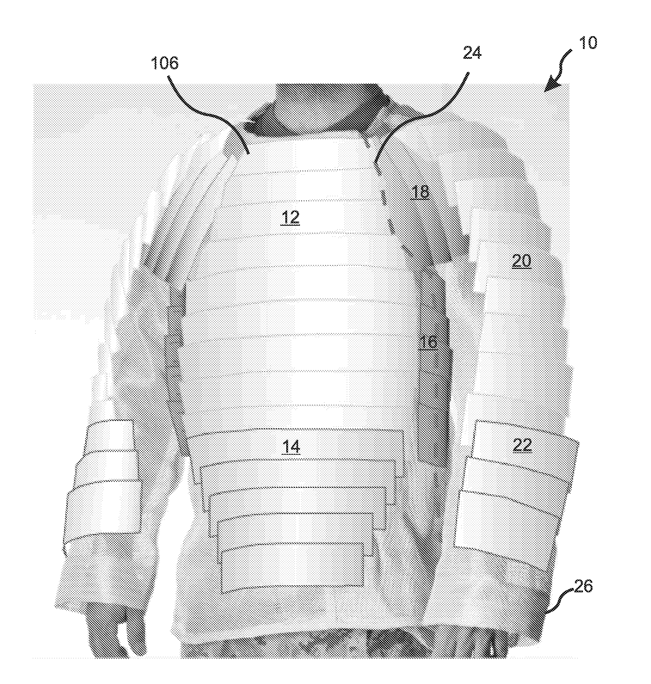 Thermally vented body armor