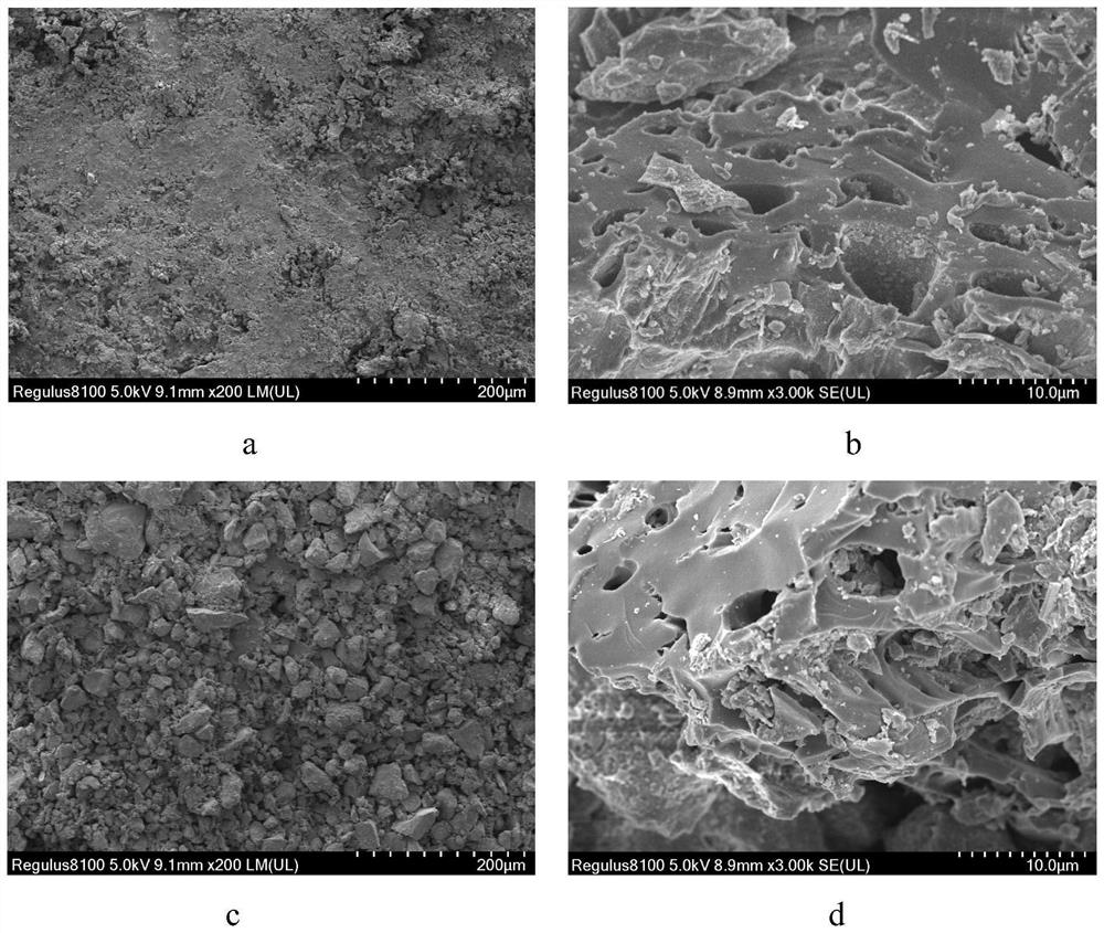 Preparation method of magnesium-modified biochar-coated urea fertilizer