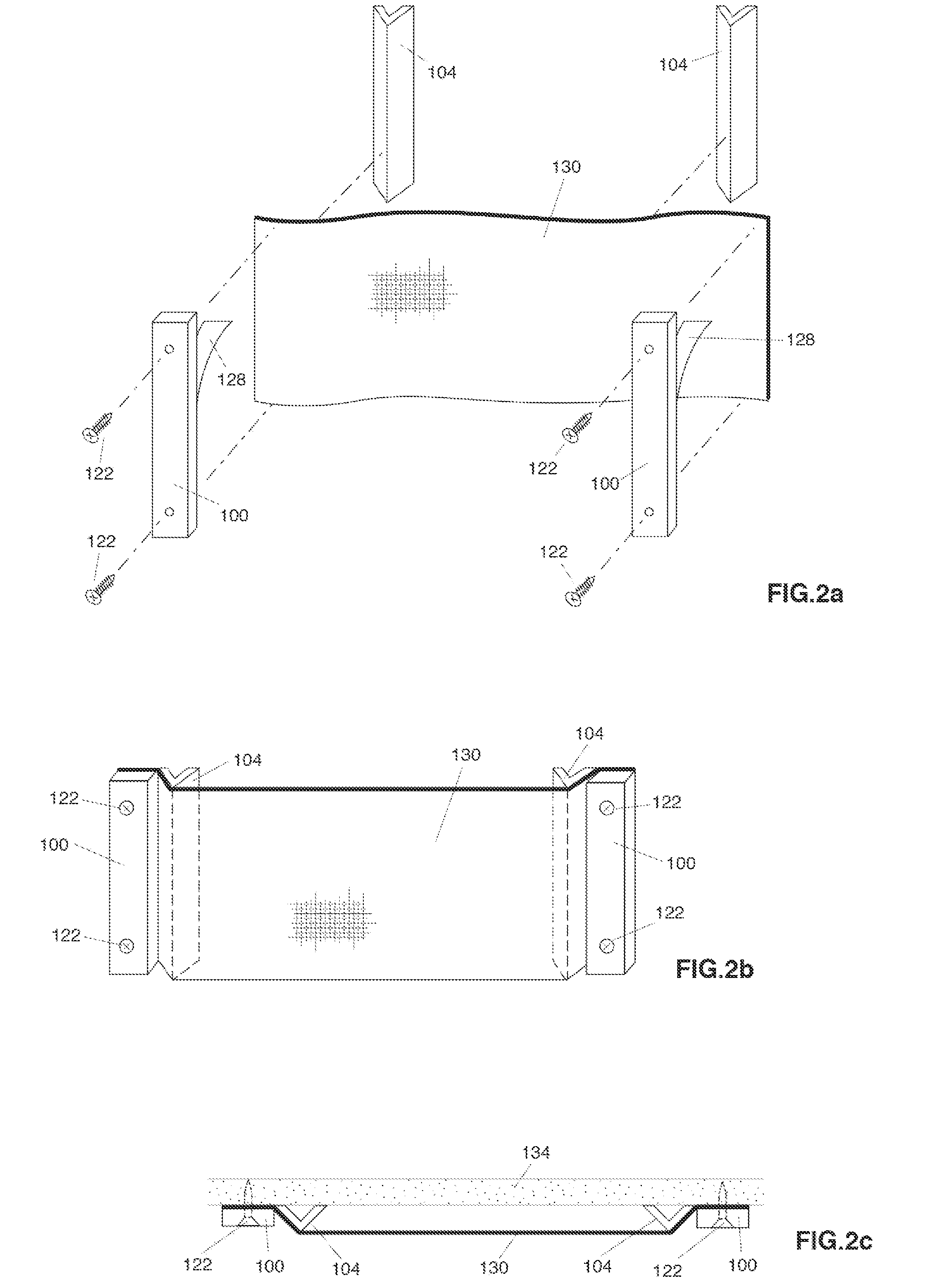 Apparatus and methods for displaying fabric based images
