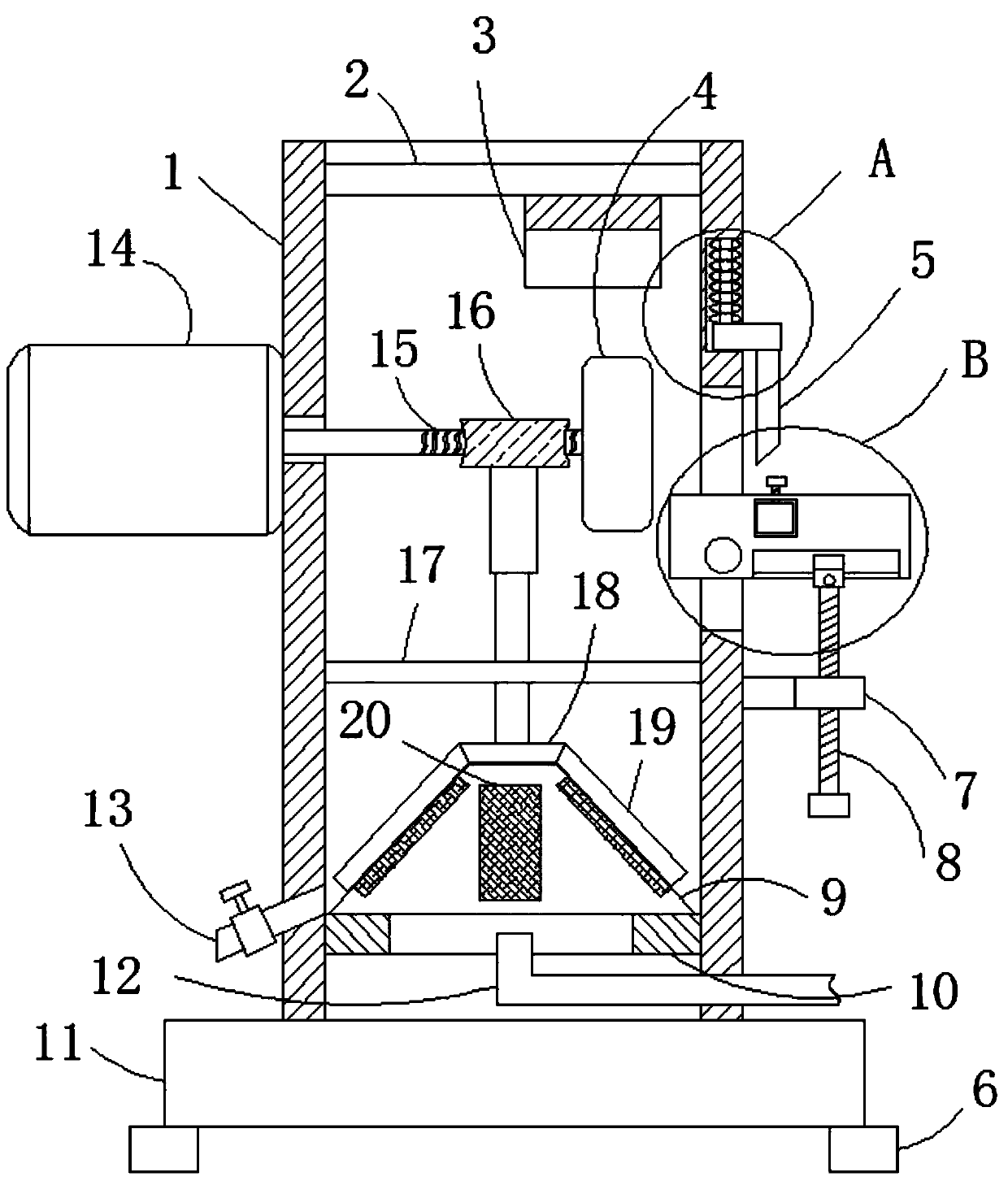 Polishing device for processing electrically operated tricycle