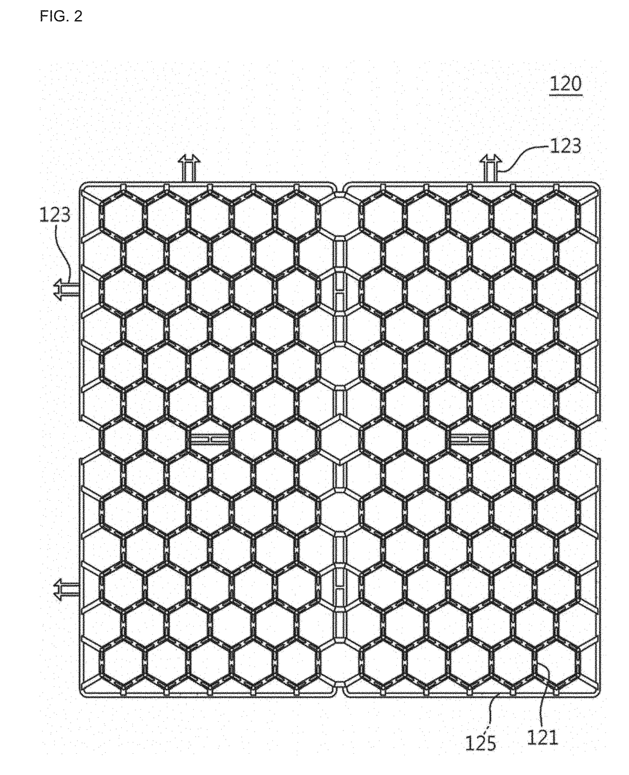 Integrated assembly type grass protection mat and method of constructing the same