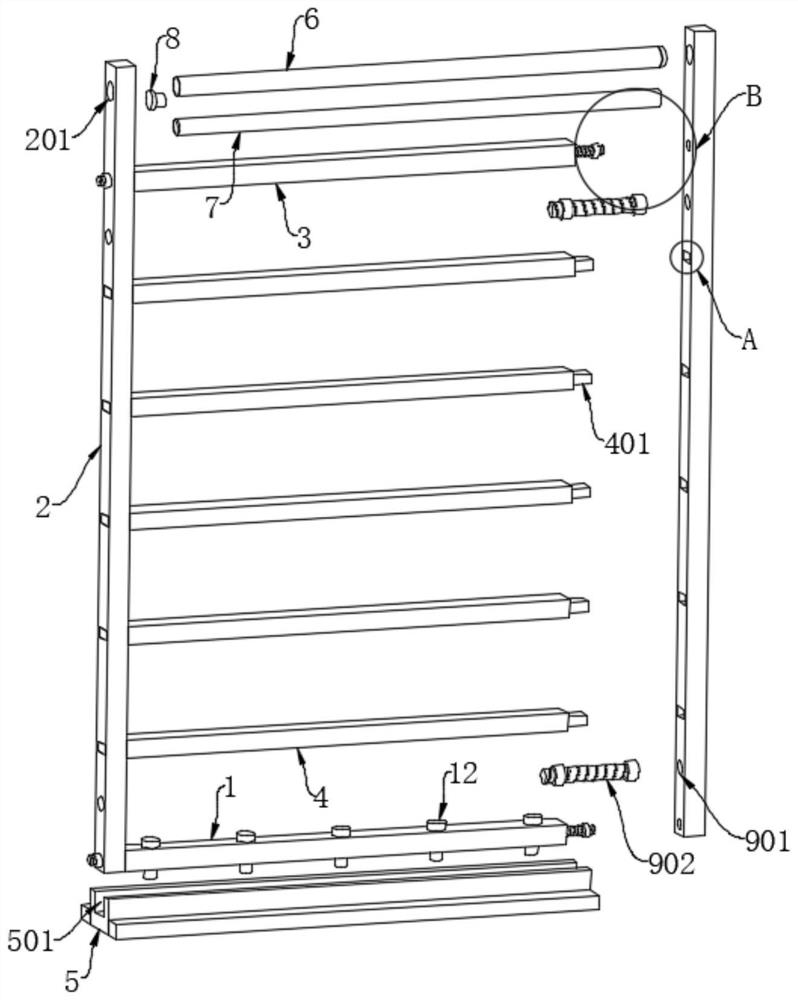 Alarm roadblock for position placement and manufacturing method of alarm roadblock