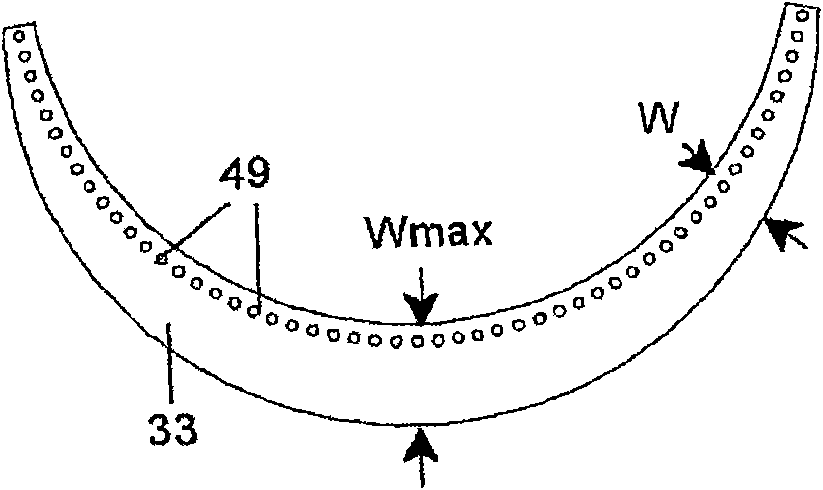 Reinforced bearing for a wind-power generator blade