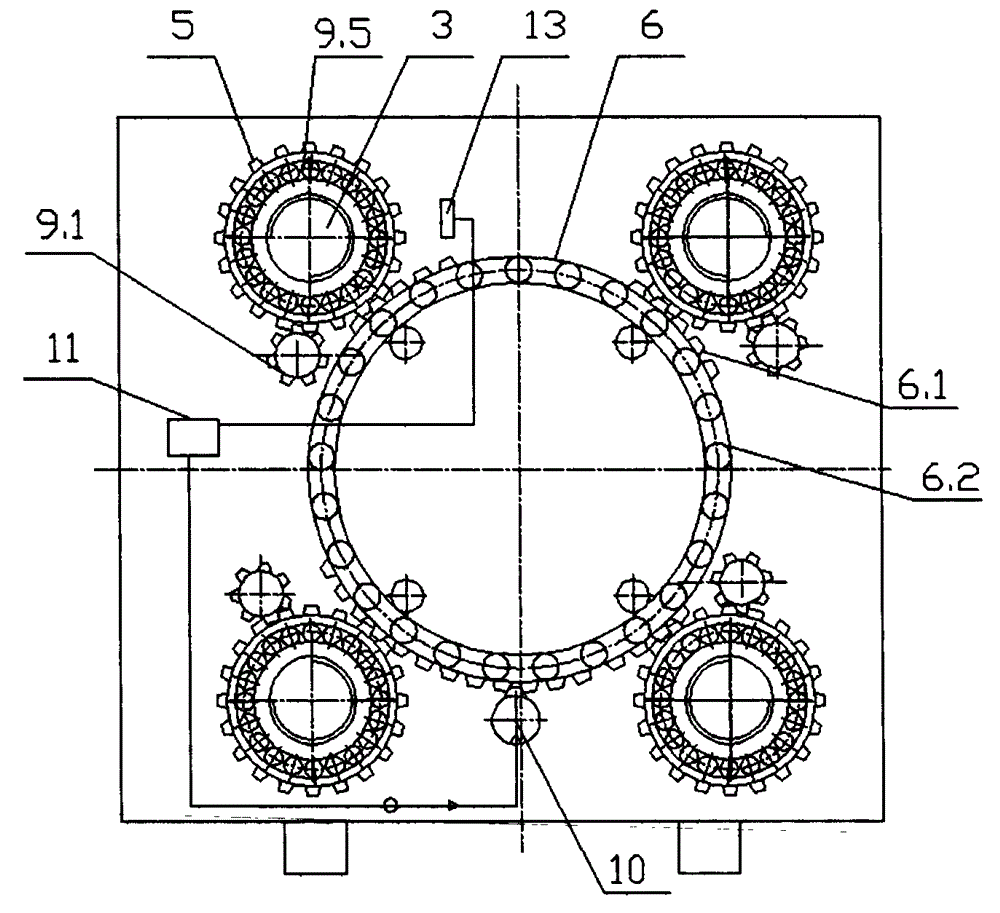 Mold opening and closing method of self-locking type mold closing mechanism of injection molding machine