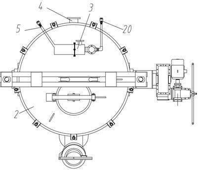 Device and method for recovering and purifying flue gas and residual anode waste heat of aluminum discharge ladle