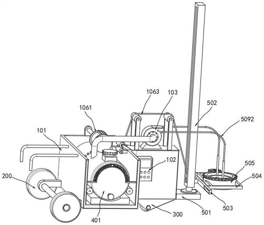 Maintenance device for landscaping engineering