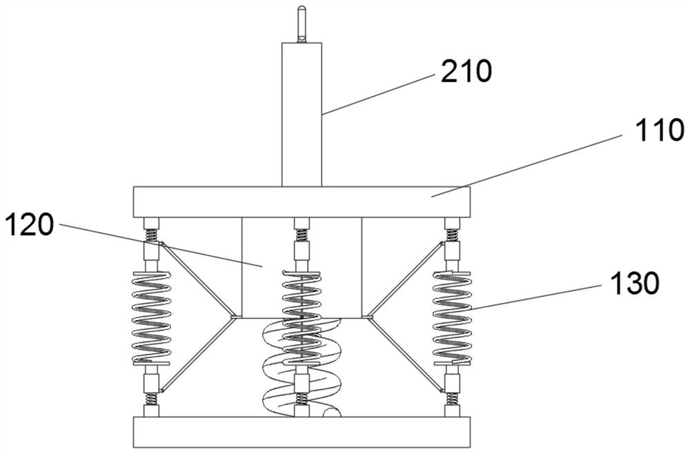 A shock-absorbing wire clamping and fixing device for electric equipment