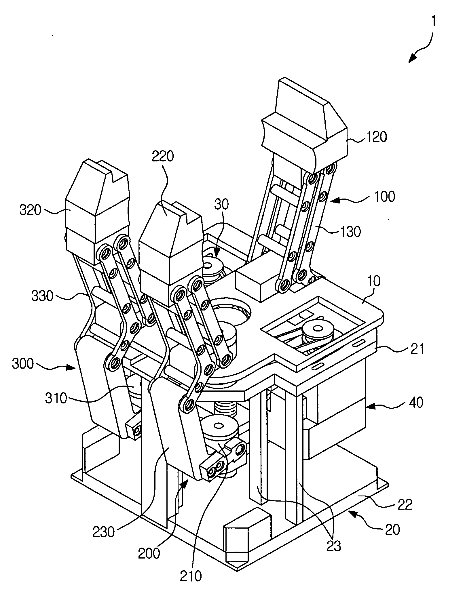 Industrial gripper with multiple degrees of freedom