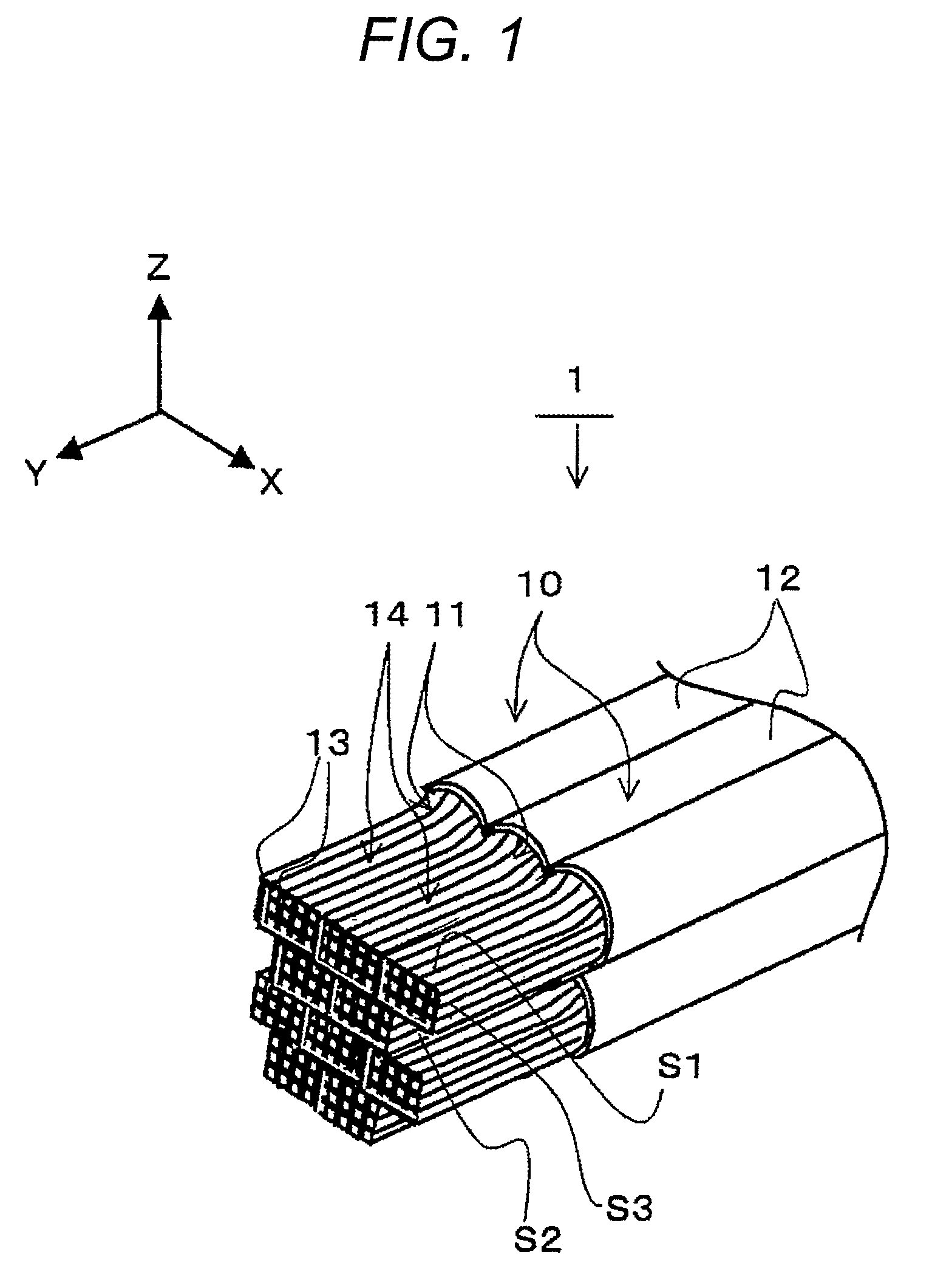 Electric wire holding structure and electric wire holding method