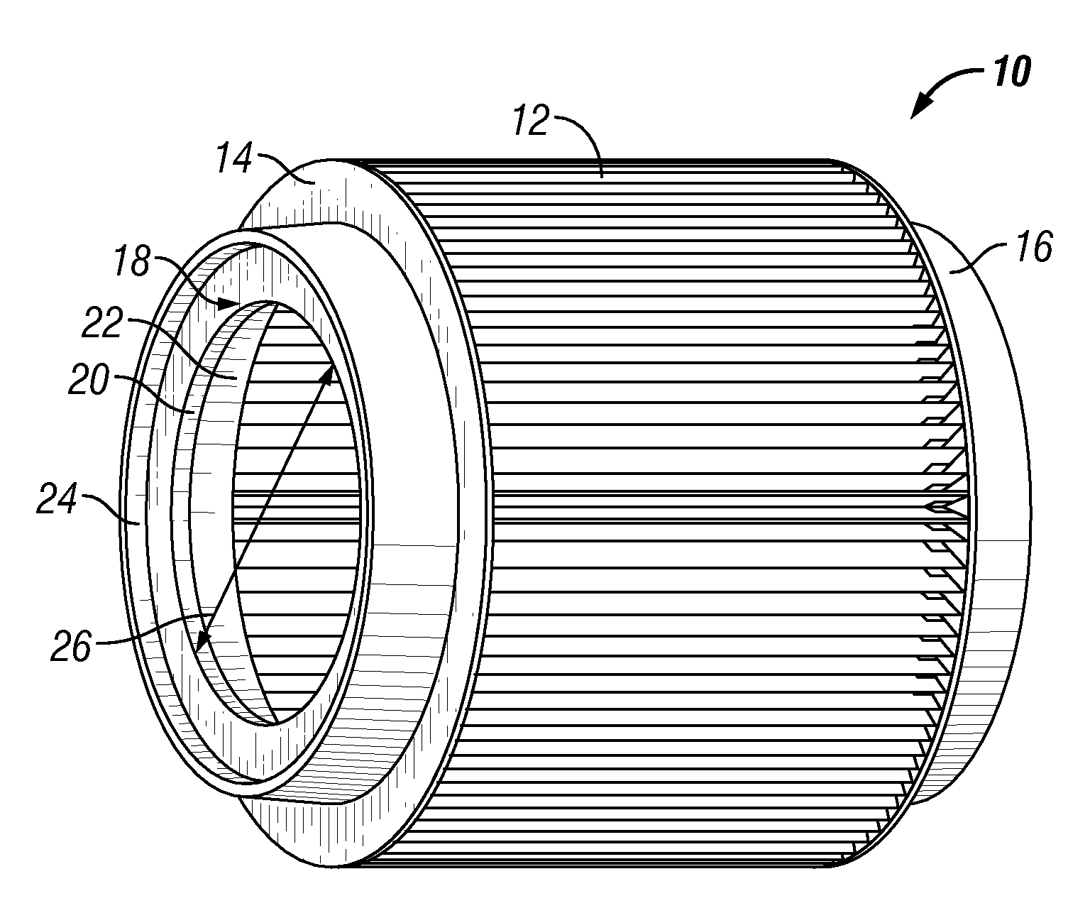 Filter and system for improved sealing on a vacuum cleaner