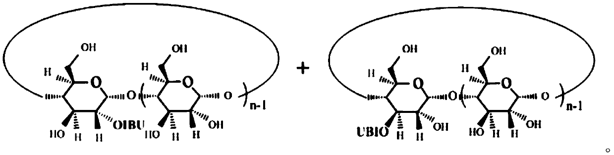 Antipyretic and analgesic ibuprofen-beta-cyclodextrin secondary-side derivative and preparation method thereof