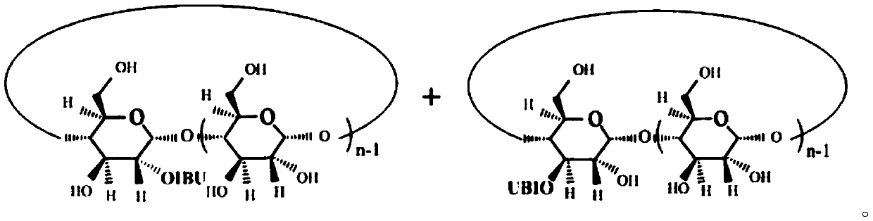 Antipyretic and analgesic ibuprofen-beta-cyclodextrin secondary-side derivative and preparation method thereof