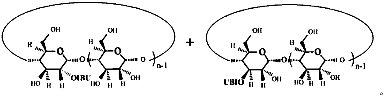 Antipyretic and analgesic ibuprofen-beta-cyclodextrin secondary-side derivative and preparation method thereof