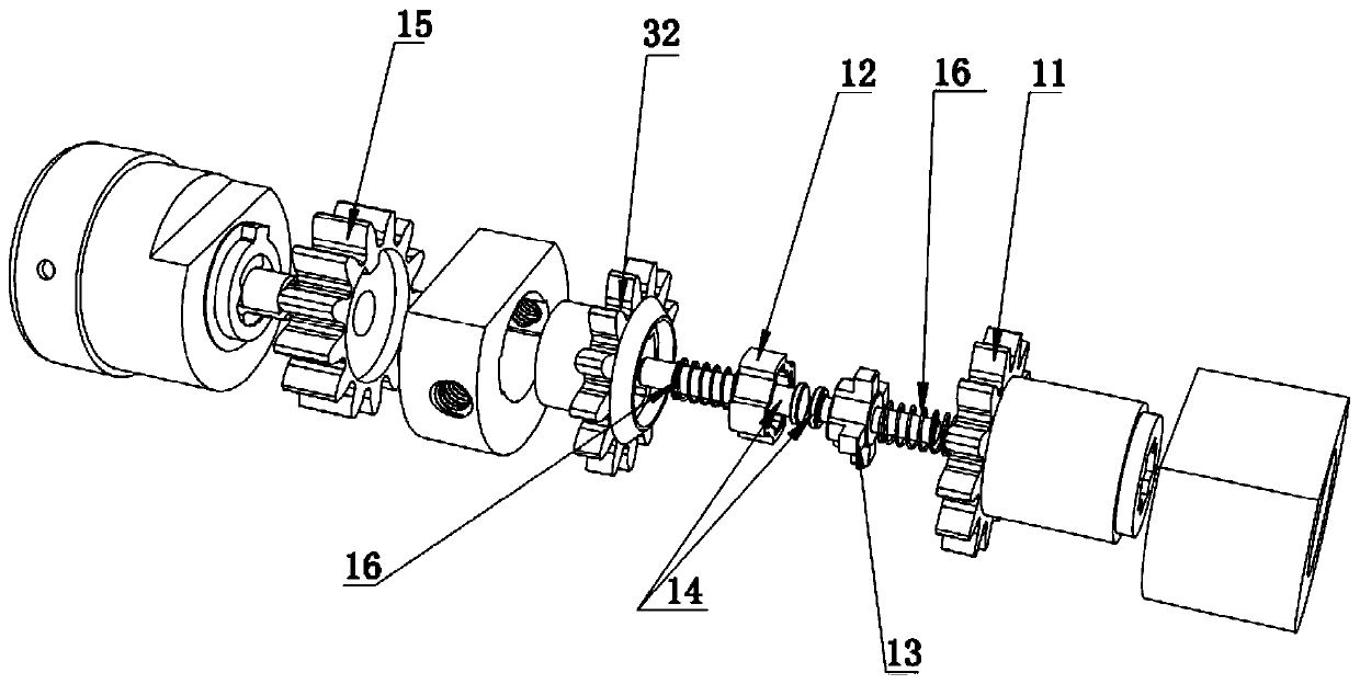 Bidirectional separation and reunion structure for door lock, door lock and antitheft door