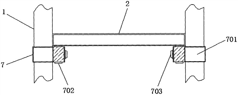 Disc buckle socket type formwork supporting and post-cast strip independent formwork supporting construction structure