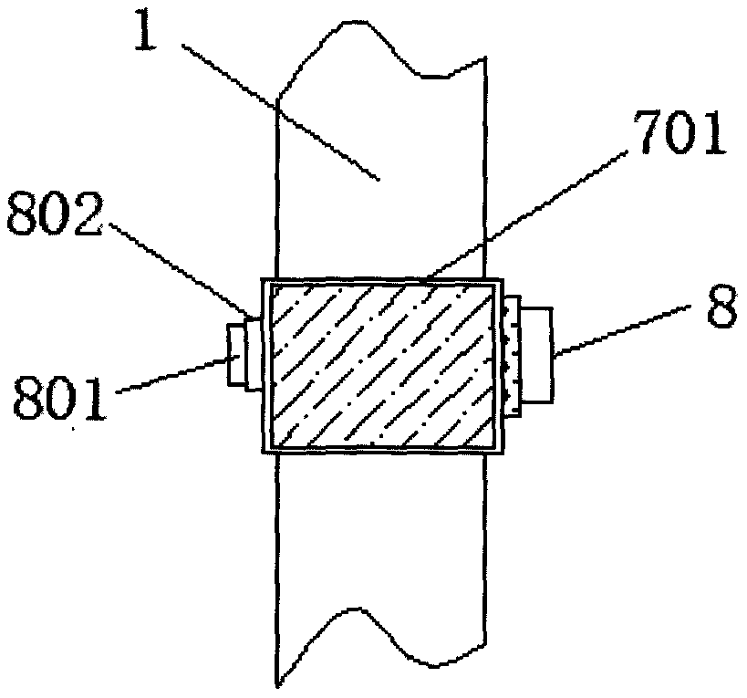 Disc buckle socket type formwork supporting and post-cast strip independent formwork supporting construction structure